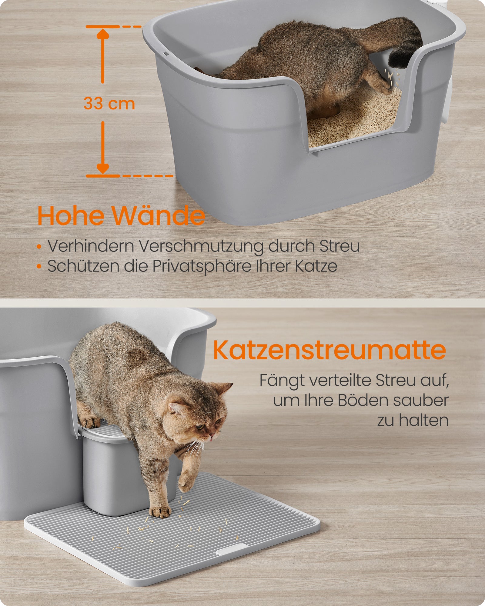 super grote kattenbak