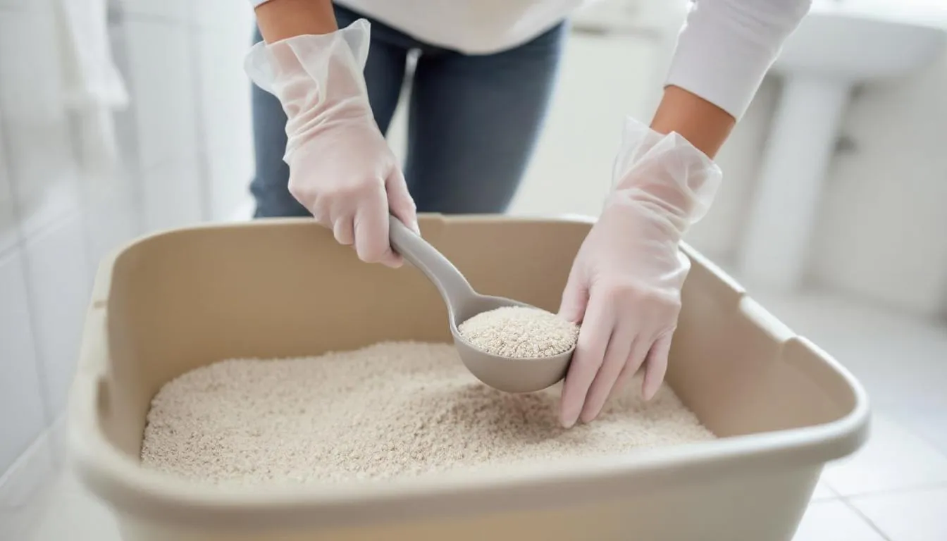 schoonmaken kattenbak